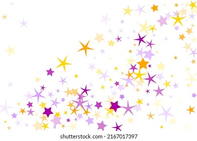 Purple Yellow Stars Simple Vector Illustration Stock Vector (Royalty ...