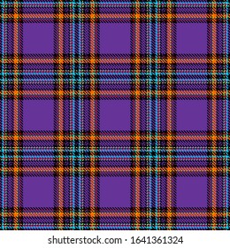 Purple,Blue and Orange Tartan Plaid Scottish Seamless Pattern. Texture from tartan, plaid, tablecloths, shirts, clothes, dresses, bedding, blankets and other textile.