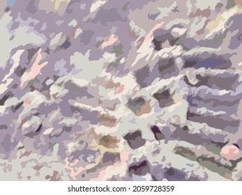 Purple-gray sand background for prints or textiles. Wet Sand Boot Print - Texture Background. Seamless surface of river sand for backgrounds and textures, wallpaper, camouflage, fabric products, etc.