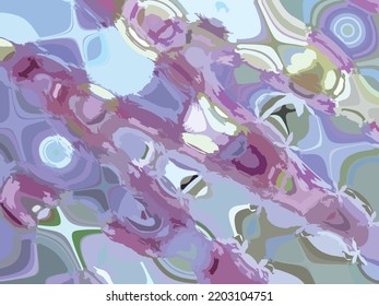 Purple-green diagonal background for textiles or fabrics. Wavy bursts with glass effect for festival or business concepts, interior solutions, fashion trends, wallpaper, scrapbooking, cover, etc.  