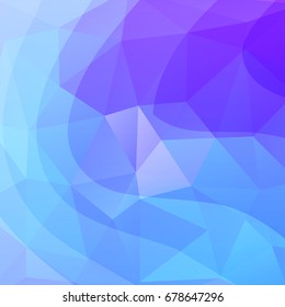 Purple-lilac and violet luminous wavy background. Shining and contemporary vector illustration
