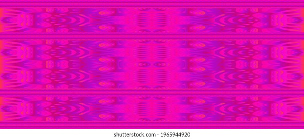 Purple-pink geometric pattern and stripes on a horizontal background. Use for design and textures.