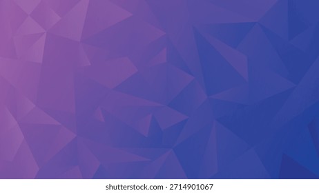 Purple-to-blue 3D polygon abstract gradient background texture for web headers, banners, presentations, and motion composites