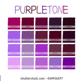 Purple Color Chart