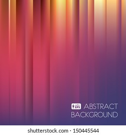 Purple-Yellow Abstract Striped Background. Vector Illustration.