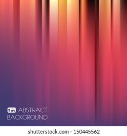 Purple-Yellow Abstract Striped Background. Vector Illustration.