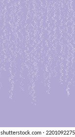 Fondo vertical azul púrpura con fondo de pared vectorial adorno de brillo blanco. Sencillo y elegante con mucho espacio en blanco
