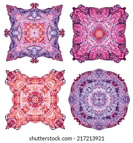 Purplish mandalas