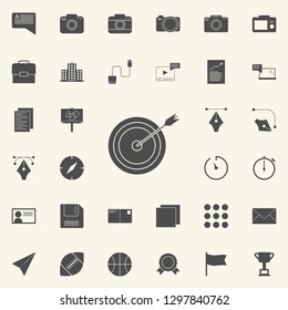 purpose and arrow icon. web icons universal set for web and mobile