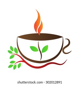 The purpose of the coffee cup design used for restaurant and coffee shop.