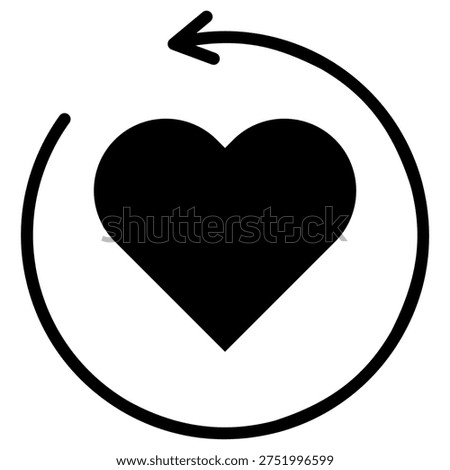 Purpose Continuity Icon Element For Design