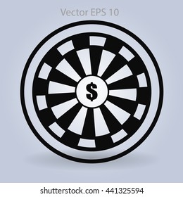 purpose - the dollar vector illustration