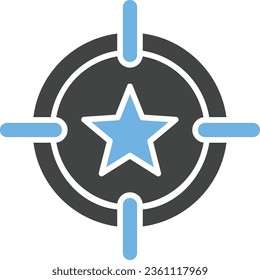 Purpose Icon image. Suitable for mobile application.