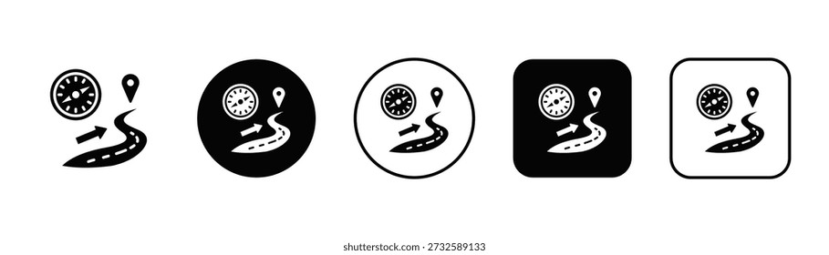 Estilo de fondo blanco y negro del icono del propósito