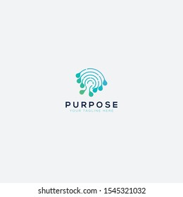 purpose mind and dna logo designs