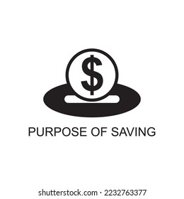 purpose of money icon , business icon