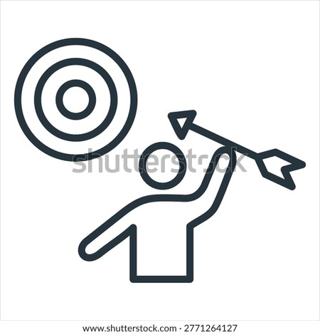 Purpose Outline Icon Style Collection