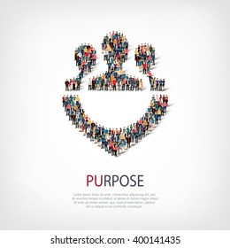 purpose people  symbol
