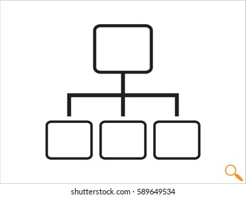 purpose scheme, document, icon, vector illustration eps10