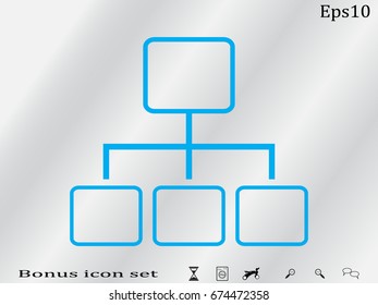 purpose scheme, document, icon, vector illustration eps10