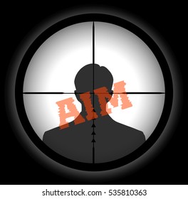 purpose in a sight of a sniper rifle