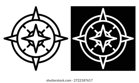 Versión de dos tonos en fondo blanco y negro