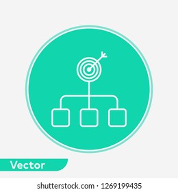Purpose vector icon sign symbol