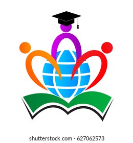The purpose of the world education logos used for school college and university sign and symbol.