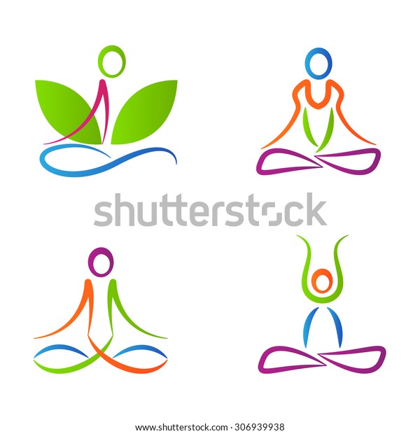 Purpose Yoga Design Used Peaceful Mind Stock Vector Royalty - 