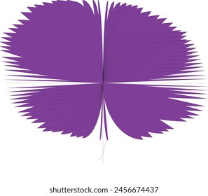 purpule leaf icon arts eps 10