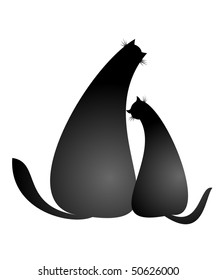 Purring Spring Cats in love