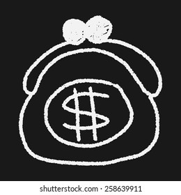 purse doodle drawing