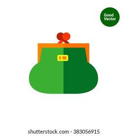 Purse Flat Icon