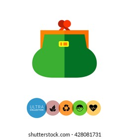 Purse Flat Icon