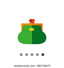 Purse Flat Icon