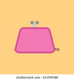 purse flat icon
