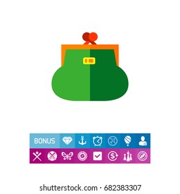 Purse Flat Icon