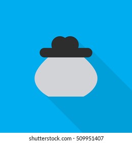 purse flat icon illustration isolated vector sign symbol 