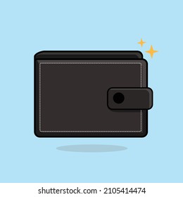 Geldbeutel, flaches Symbol, Geldbeutel, Vektorebene, schwarze Geldbeutel, Menschenbeutel, Flachdesign-Illustration