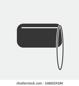 purse hand bag vector icon