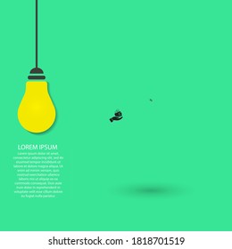 purse in hand icon , lorem ipsum Flat design