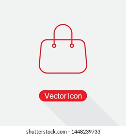 Purse Handbag Icon,Lady's bag Icon,Ladies Handbag Icon Vector Illustration Eps10