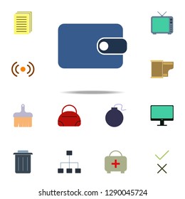 purse icon. color web icons universal set for web and mobile
