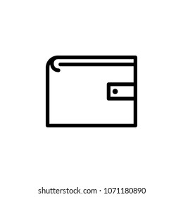 purse icon. Element of minimalistic icons for mobile concept and web apps. Thin line icon for website design and development, app development