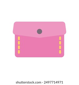 purse icon flat style element