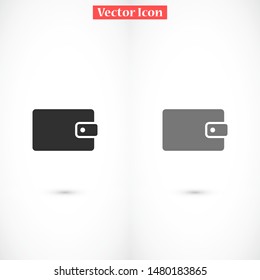 Purse icon graphic illustration.Wallet Icon in trendy flat style isolated on grey background. Wallet women's wallet icon. Women's things element. Premium quality graphic design icon