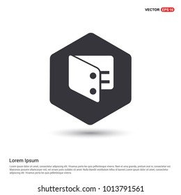 purse icon Hexa White Background icon template
