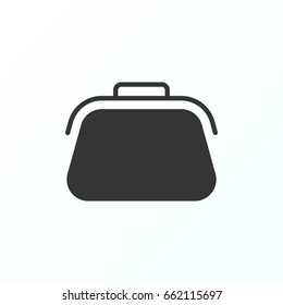 Purse icon illustration isolated vector sign symbol