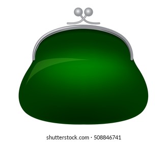 purse icon isolated vector illustration
