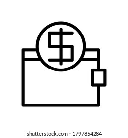 purse icon or logo isolated sign symbol vector illustration - high quality black style vector icons
